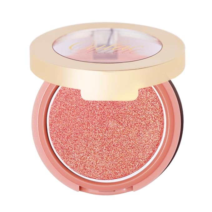 Oulac Luminous Blush Makeup Glow Coral Gold|Powdery Blush 4.8g