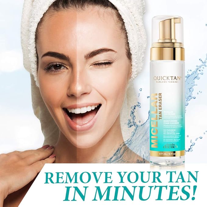 Body Drench Micellar, Skin Nourishing, Tan Eraser, 6 oz
