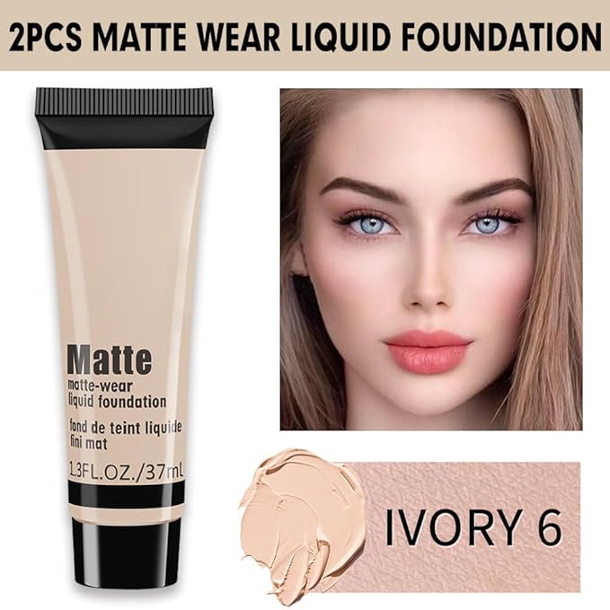 1 Pack Liquid Foundation Cream for Face Makeup,Durable