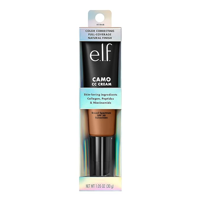 e.l.f. Camo CC Cream, SPF 30 Color-Correcting Medium-To-Full 460 W