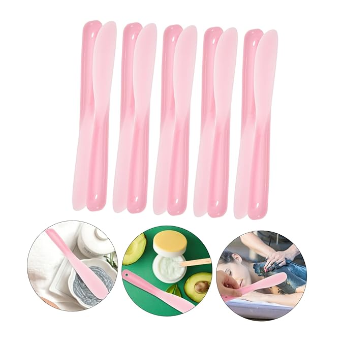 10pcs Tool Stick Makeup Spatula Cosmetic Plate Mixer