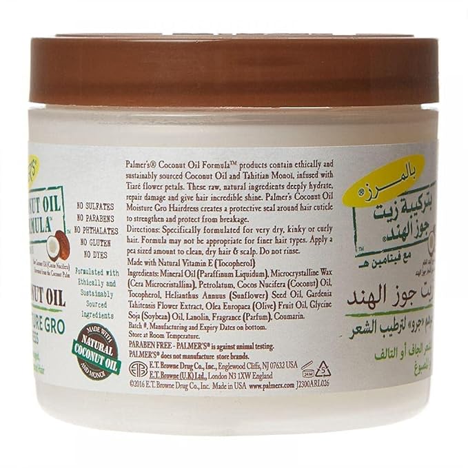 Palmer's Coconut Oil Moisture Gro Hairdress, 5.25 Ounce