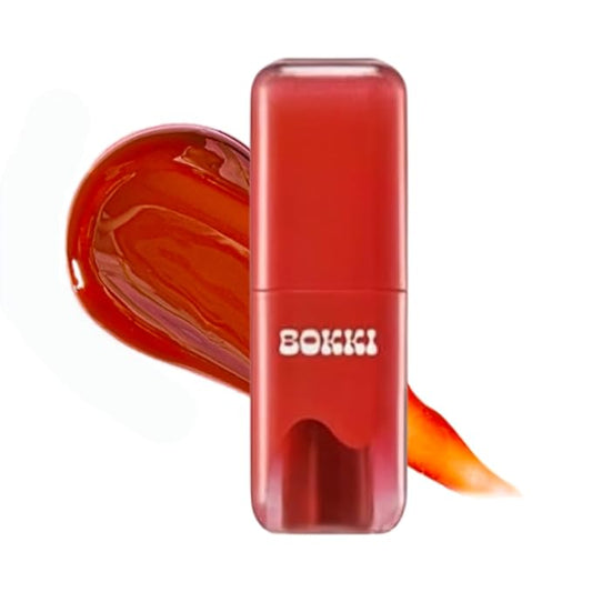 Glow Bokki Glossy Lip Tint, Korean Beauty (GB02 Burnt Tomato, 4.1 grams)