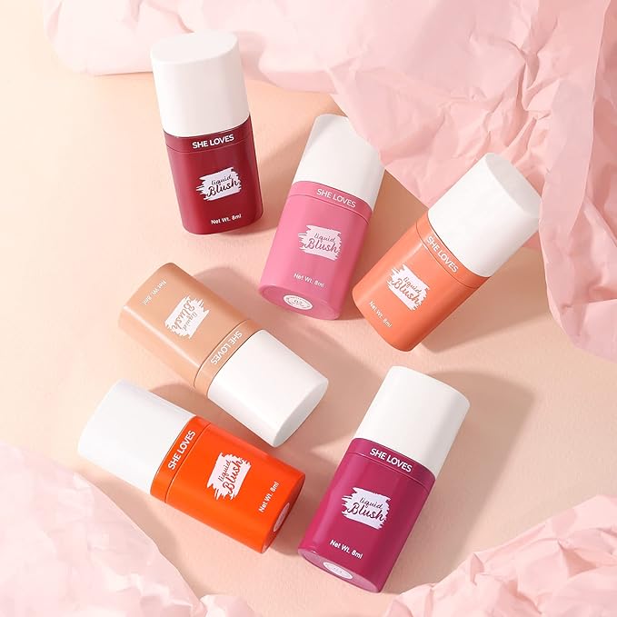 Soft Cream Blush Makeup, Liquid Blush for Cheeks, Oz (03#)