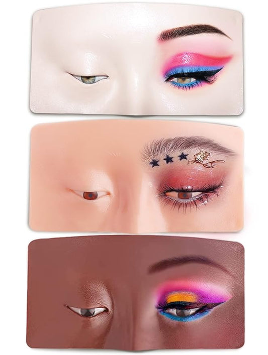 Makeup Practice Face, Bueuo 3 Pcs