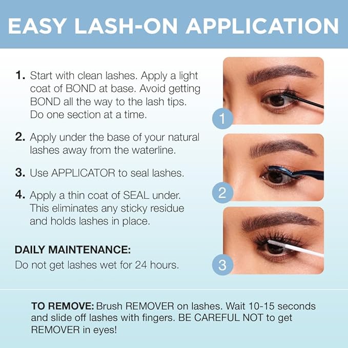 Ardell Seamless 3D Faux Mink Underlash Extensions Refill Kit - DIY Lash Clusters, Customizable Eyelash Extension for Natural Looking Lashes, 1-Pack