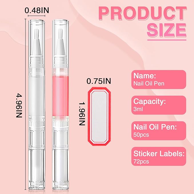 Nail Oil Pen 50Pcs 3ml