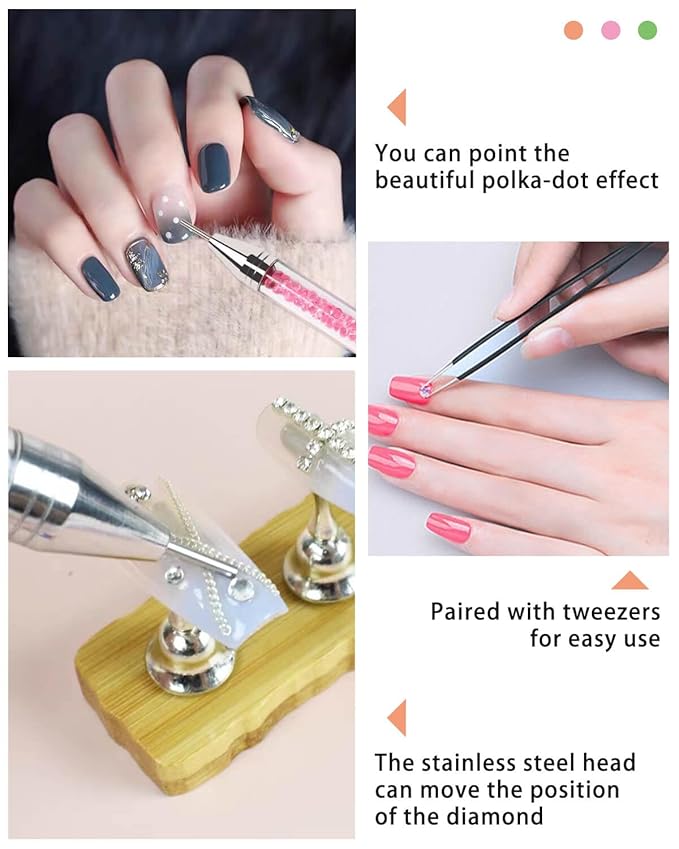 Rhinestone picker tool wax pencil