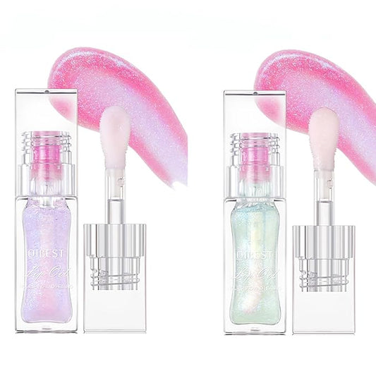 Color Changing Lip Glow Oil Set - 2PCS Changing