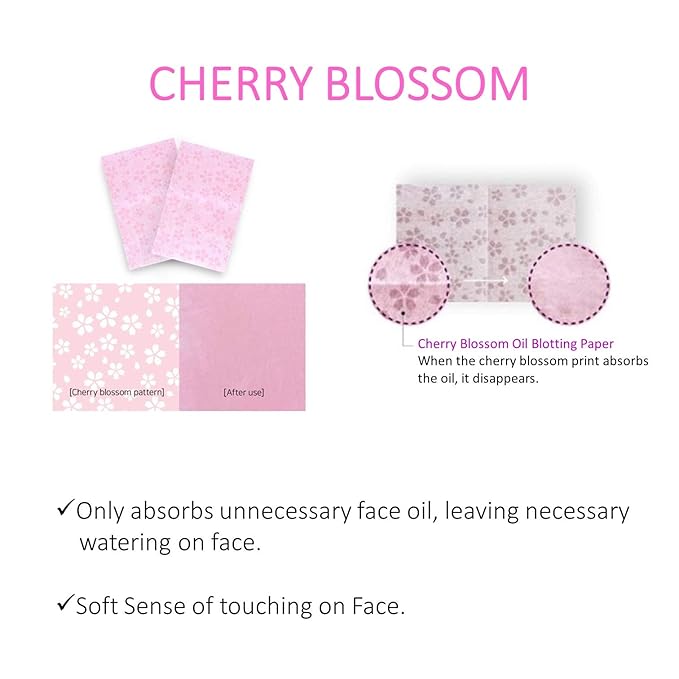 [100 Counts + Mirror Case] Cherry Blossom Natural