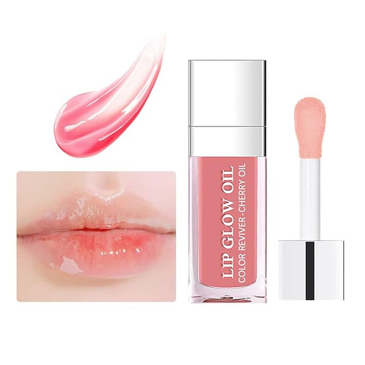 Lip Glow Oil, Hydrating Lip Oil Tinted Lip Glow