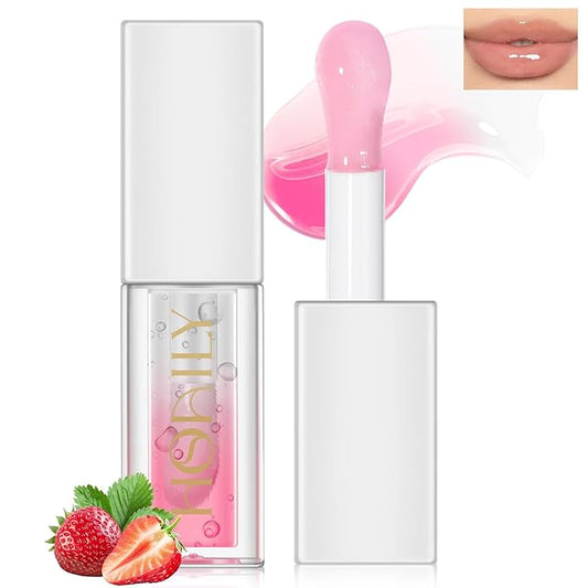 Double Colors Lip Glow Oil, Fruit Flavoured Clear Glow