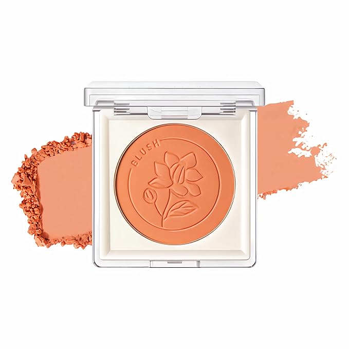 FOCALLURE Powder Palette Blush, Matte Mineral Blush Powder, Blendable, #202