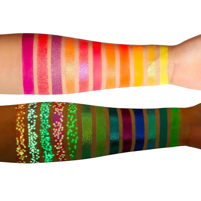 DE'LANCI Neon Eyeshadow Palette Glow in the Dark,