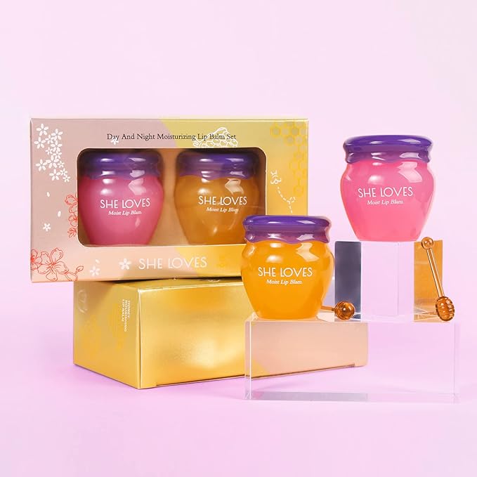 Lip Plumper Lip Mask Set, 2PCS Moisturizing