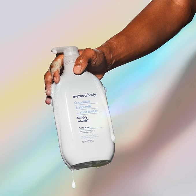 Method Body Wash, Simply Nourish, Paraben and Phthalate Free, Biodegradable Formula, 28 oz (Pack of 1)