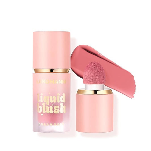 Jolilab Liquid Blush - High Pigment, Long - Lasting, Buildable Color for a Natural Glow（01#）
