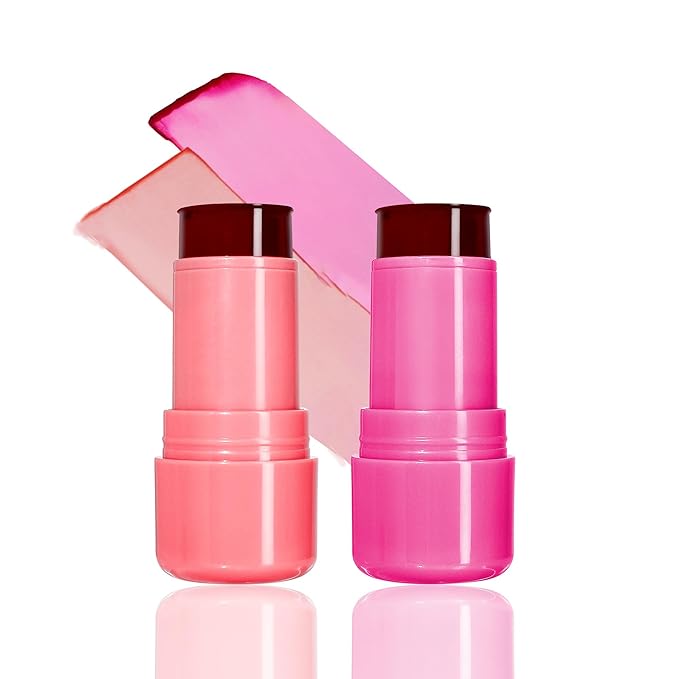 2 Pcs Milk Jelly Blush, Milk Cooling Water Women, 03&04