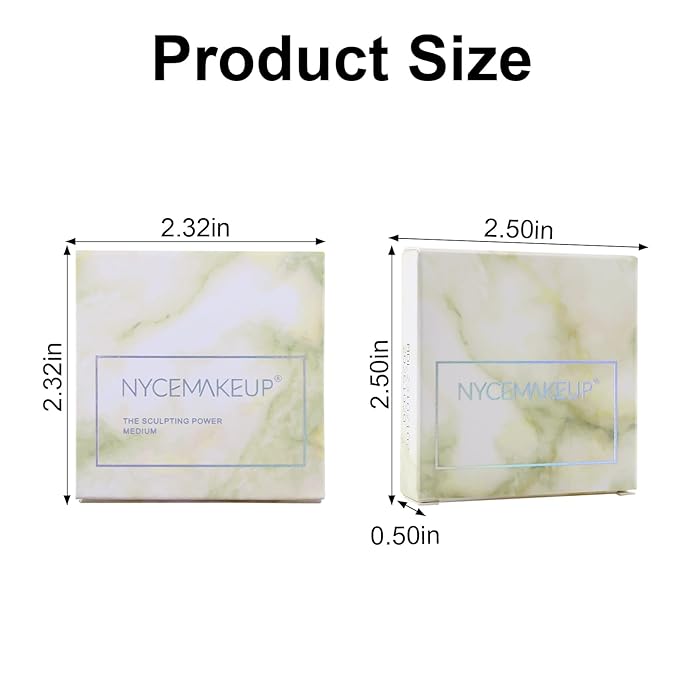 Matte Contour Palette, Face Sculpting Grey Contour Powder