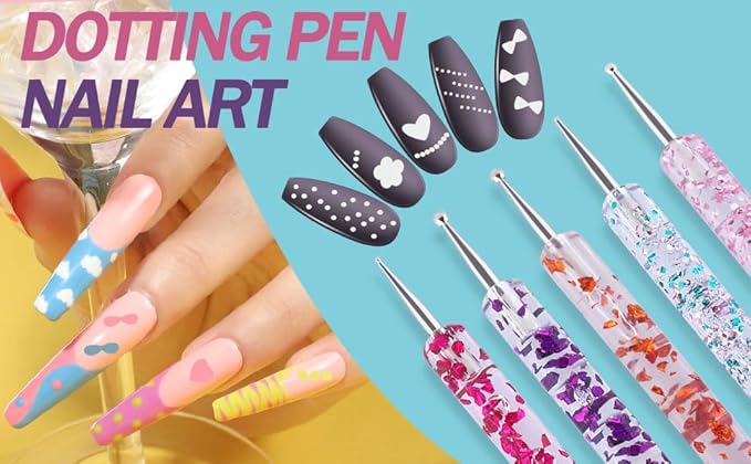Artdone 35pcs nail art pens