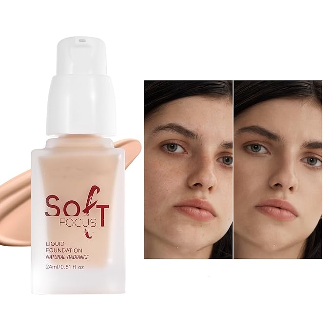 Full Coverage Foundation 10 Colors Natural Lightweight Smooth (Color 03)