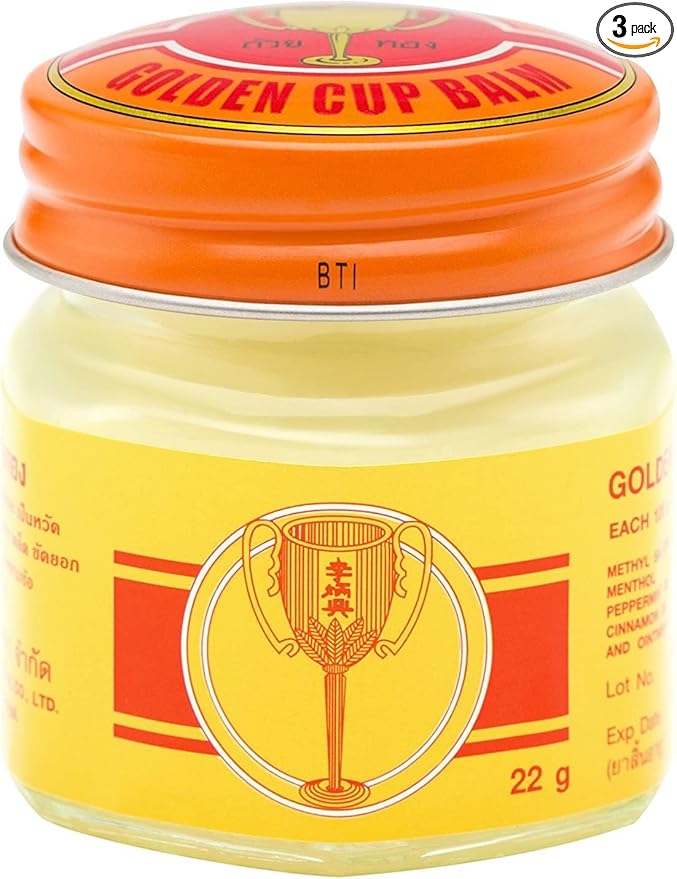 Golden Cup Balm Yellow Herbal Thai 22g