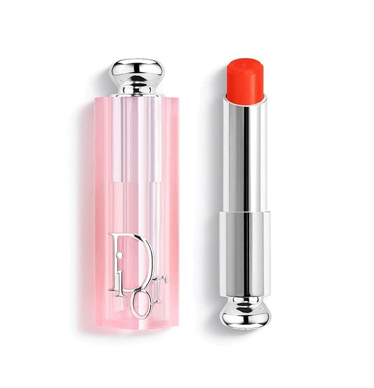 Dior Addict Natural Glow Color Reviving Lip Balm SPF 10, 025 Seoul Scarlet, 0.11 Ounce