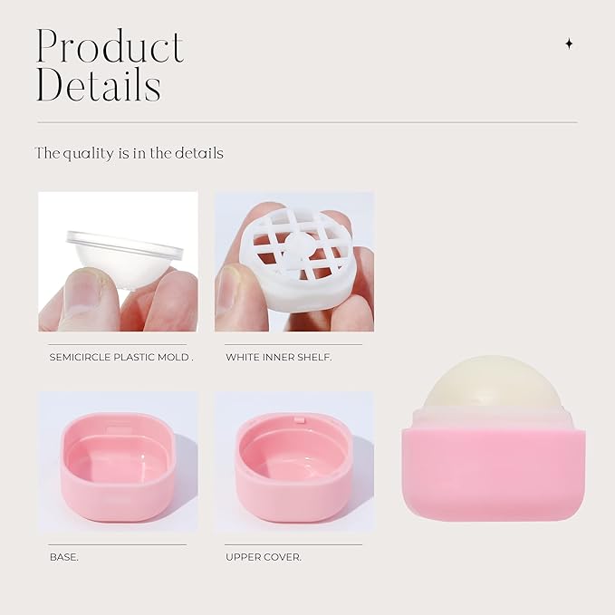 0.25 oz（7g） Empty Lip Balm Square