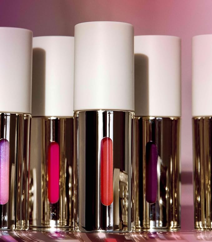 MAKE Beauty Serum Balm Hydrating Lip Oil. Vegan moisturizing lip gloss with plumping effect. Lip treatment cream for soft, smooth, shiny lips - Shade, Halo Moon