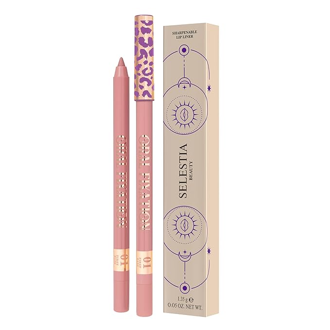 Long-Lasting & Waterproof Lip Liner Pencil – Oral Fixation – Precision Application with Sharpenable Tip (FIRST BASE)