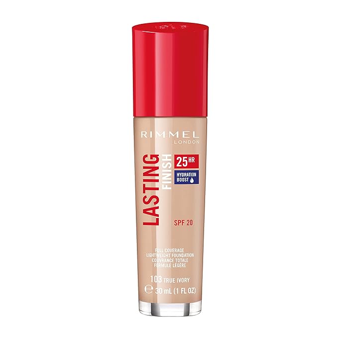 Rimmel London Lasting Finish 25HR - 103 True Coverage, Waterproof, 1oz