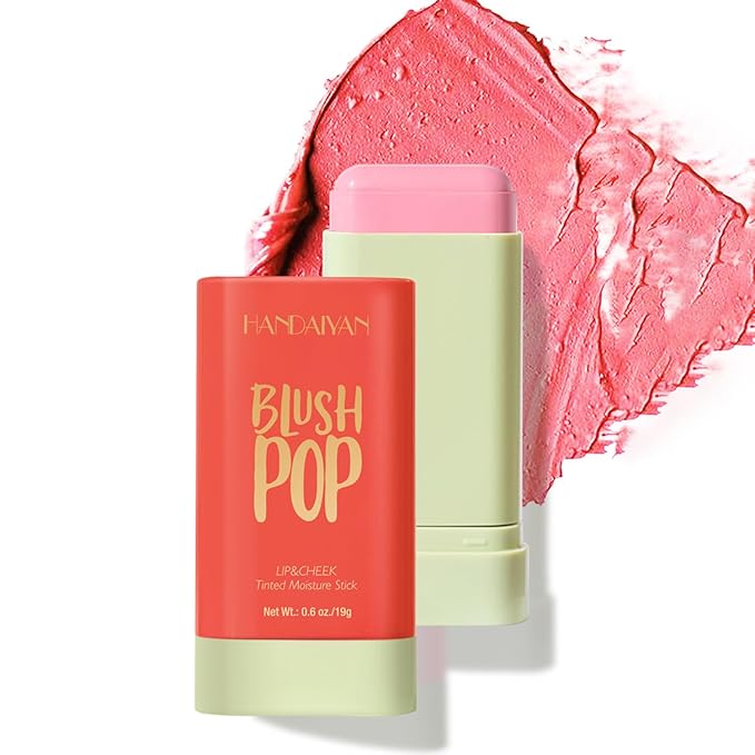 Multi-Use Makeup Blush Stick, Beauty Tinted Solid Blush