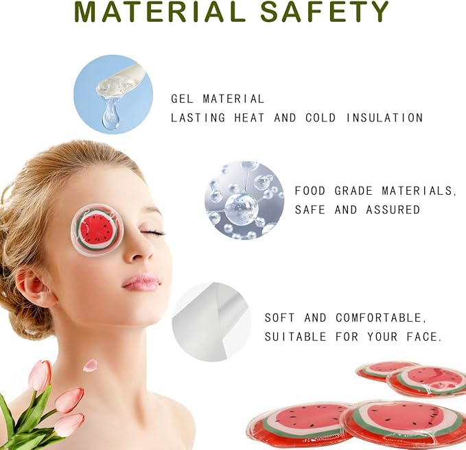 Reusable eye gel pad, eye