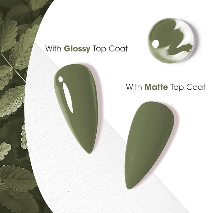 Gellen Green Gel Nail Polish