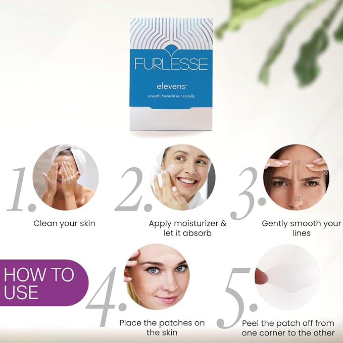 Furlesse Elevens Wrinkle Patches, Overnight Wrinkle Anti-Aging