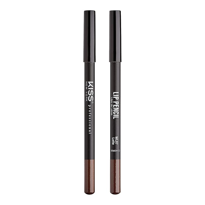 Professional Slim Lip Pencil, Creamy Soft Lip Liner, Smooth Long-Lasting Rich Lip Color, Natural Lip Makeup, Water-Resistant Lip Crayon (Latte)