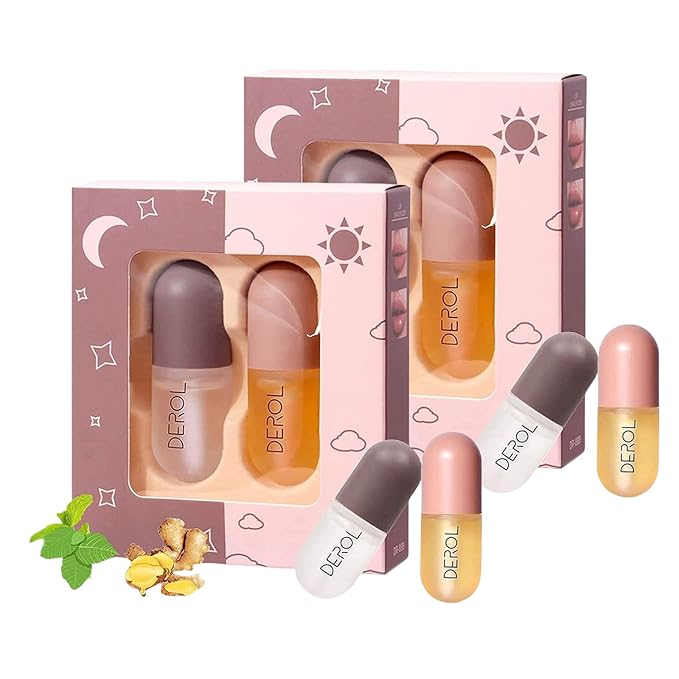 4Pcs Lip Plumper Set,Lip Plumper,Natural Lip