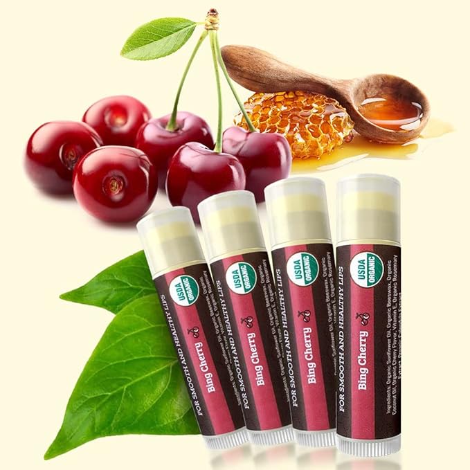 USDA Organic Lip Balm 4-Pack by