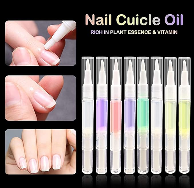 8PCS Cuticle Oil Pens,Cuticle Revitalizer