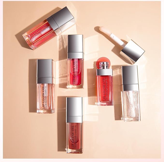 Ultimate Luxe Lip Oil Hydrating Fruit-Flavored Oils with Soft Brush for Moisturized, Full, and Radiant Lips (#01, SINGLE)