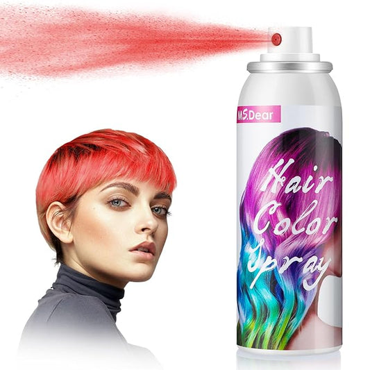 ONE-TIME USE Red Temporary Hair
