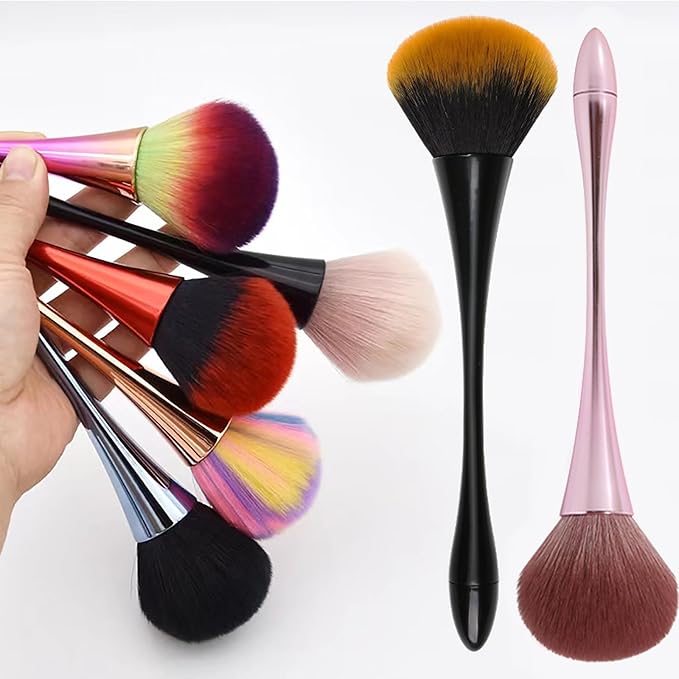 2pcs nail dust brush acrylic