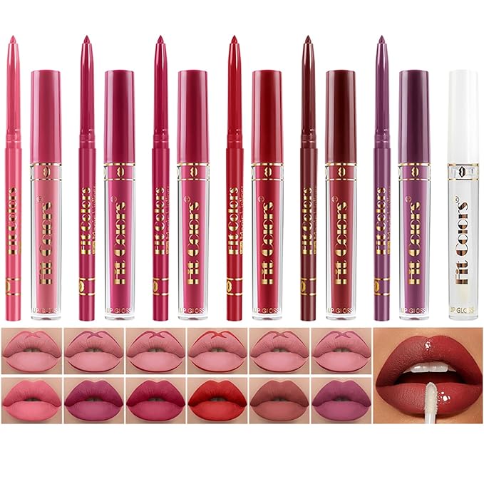 6 Colors Liquid Lipstick + Lip