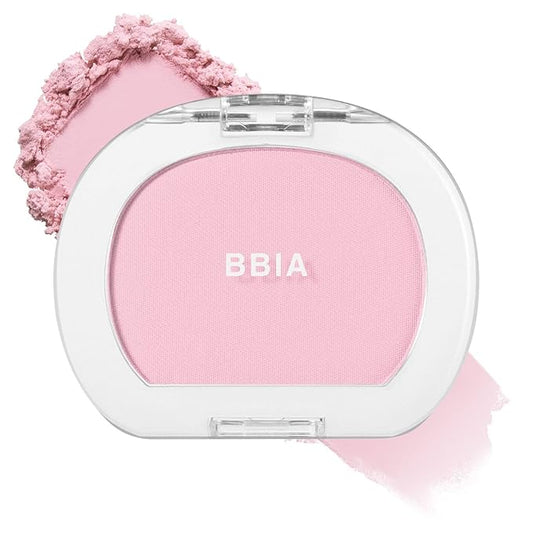 BBIA Last Blush NEW 15 Colors - Cheek Blush Shaping Shading Contour & Highlight Long-Lasting Matte Finish Natural Shades Buildable & Blendable Daily Korean Face Makeup (06 SWEET PEA, Pack of 1)