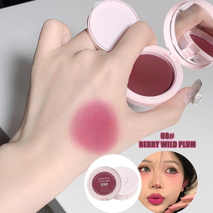Air Cushion Blush,Wearing Skin Tint Blush Makeup for Natural Flush
