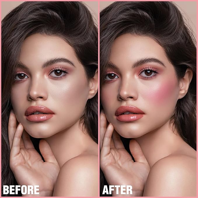 FOCALLURE Cream Blush Makeup,Buildable Blush Stick for Cheeks,Matte Stick,BABY PINK