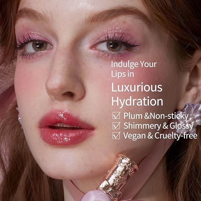 Flower Knows Midsummer Fairytales Lip Gloss G03 Firefly + Violet Strawberry Rococo Glitter Lip Gloss G02 Rasberry Booze