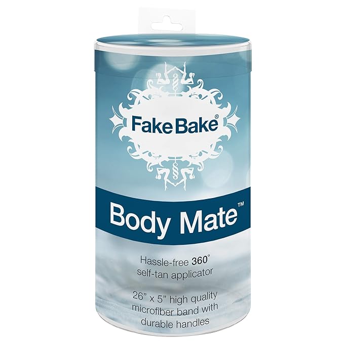 Fake Bake Body Mate Self-Tanning Applicator | Tan Your Back with Ease | Machine Washable | Easily Apply Lotions and Tanner | Reusable Self-Tan Mitt For Face & Body