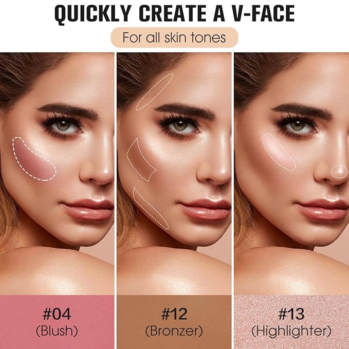 16 Colors Contour Palette Make up - Blush