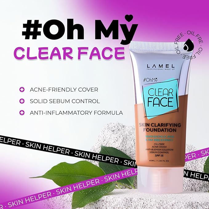 LAMEL OhMy Clear Face Full Coverage Foundation -